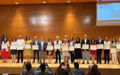 Dos de nuestros profesores, galardonados en los Premios Magistral